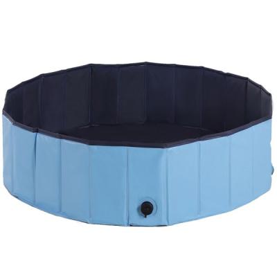 China Summer Dog Swimming Outdoor Hard Plastic Collapsible Collapsible Dog Pet Pool Pet Bath Summer Outdoor Dog Bathing Tub Kiddie Pool For Dogs Cats for sale