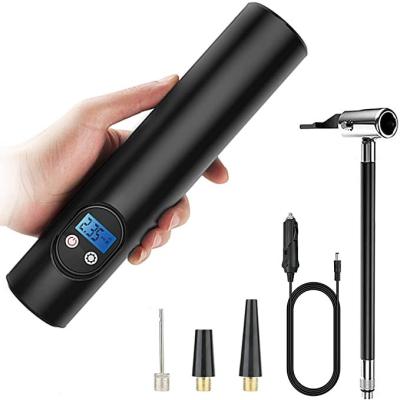 China Car Tire Compressor Mini Electric Wireless Tire Inflator Portable Rechargeable Portable Air Compressor with Digital LED LCD Display for Car Bicycle Inflatables Balls for sale