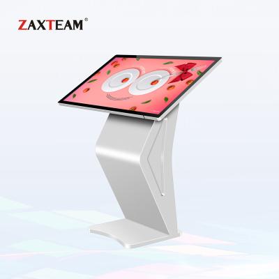 China ZAXTEAM 49inch Floor PC Indoor Touch Query Kiosk All-in-One Touch PC Interactive Floor Type for sale