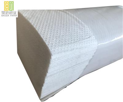 China Eco-Friendly Soft Comfortable Wood Pulp 2 Ply Embossed Single M Ply Commercial Paper Towels Hand Cloth With High Quality In China for sale