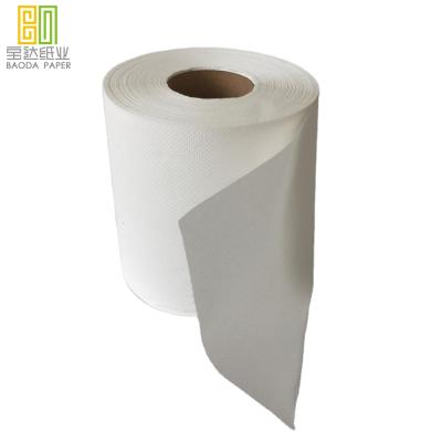 China 1 Ply Hand Roll Towel 20cm Hand Towel 700g Eco-friendly Nice And Soft Paper Roll With Logo Custom Made In China for sale