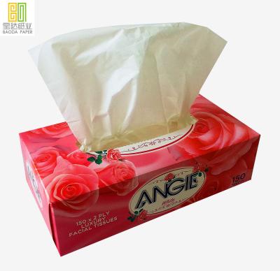 China Hot Sale 150 Sheets Box Tissue Box Facial Tissue Sterilized Facial Tissue Custom Tissue Paper In Canada for sale