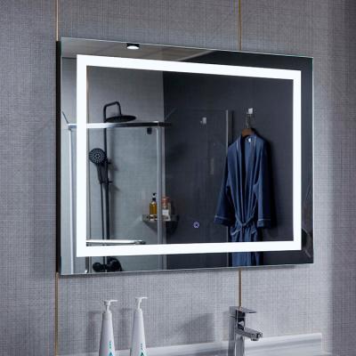 China Bright Shape Size Custom Smart Mirror Led Bathroom Vanity Led Light Mirror Wall Mirror Bath for sale