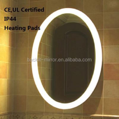 China Bright LED Illuminated Backlit Bathroom Vanity Mirror With Light for sale