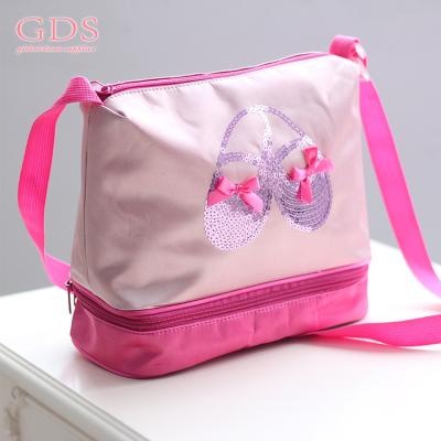 China One Adjustable Shoulder Strap Polyester Ballet Bag With Shoe Compartments for sale