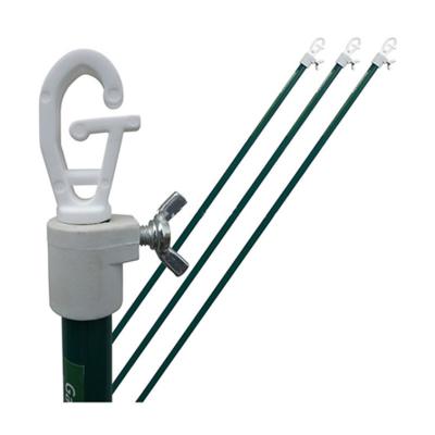 China Contemporary Outdoor Expandable Home Clothes Line Laundry Support Wash Pole for sale