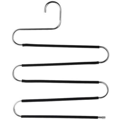 China Contemporary 5 in 1stainless steel pants hanger universal magic pants rack for sale