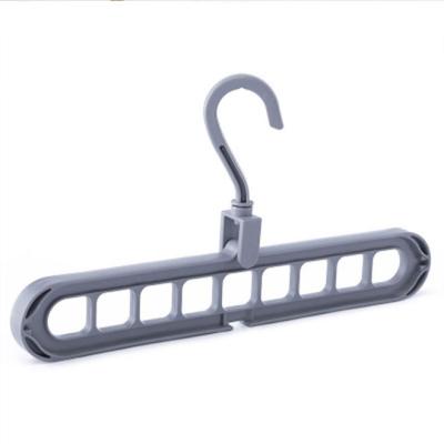 China Modern Space Saving 9 Holes Portable Folding 360 Swivel Hook Hanger for sale