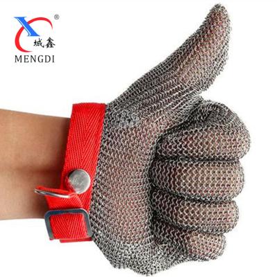 China Reduced Factory Price Protective Stainless Steel Wire Mesh Anti Cut Glove For Butcher Knife for sale