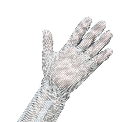 China Popular Outstanding Quality Cut Out Protection Cut Out Heavy Duty Wire Safety Butcher Glove Ss for sale