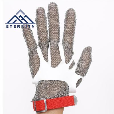 China Protection Factory Safety Proof Smash Direct Metal Steel Cut Resistant Butcher Wire Glove for sale