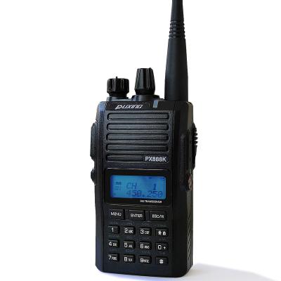 China High quality dual band radio puxing dual band display/dual/dual standby/5tone signal/jammer 888K 2 ways for sale