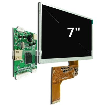 China 7.0 Inch TFT LCD Monitor 800X480 500cd/M2 Raspberry Pi Hdmi Touch Screen for sale