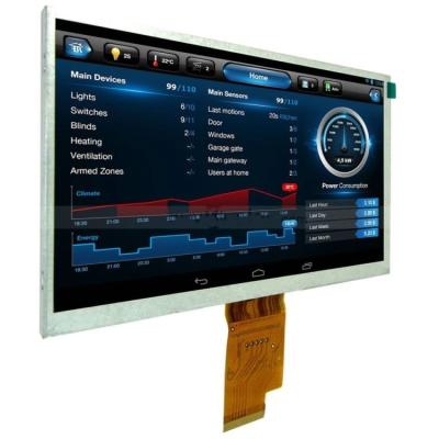 China 50pin RGB TFT LCD Display 7 Inch TFT LCD Module 1024x600 LCD For Home Automation for sale