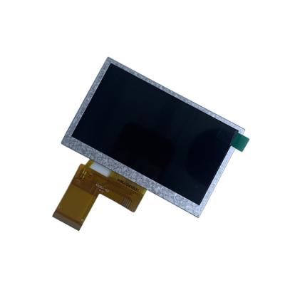 China 480x272 TFT LCD Display 500 Cd/M2 40pin RGB 4.3 Inch Tft Display 262K for sale