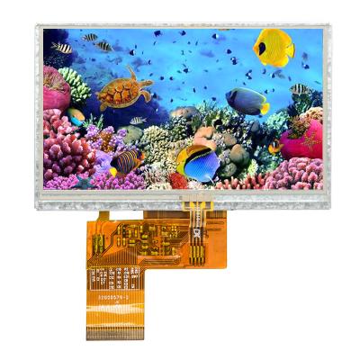 China 4.3 Inch Resistive LCD Display 480x272 Tft Lcd Display Screen  ILI6480 Driver IC for sale