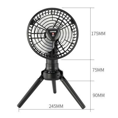 China Outdoor Portable Outdoor Led Camping Light Ceiling Fans With Tripod for sale