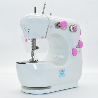 China JYSM-301 Mini Electric Double Stitches Manual ULTRA-FAST household forward and reverse sewing machine for sale