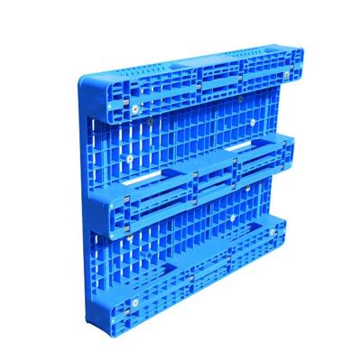 China Industrial Heavy Duty Grid Plastic Pallet Double Sides Stackable Large Reversible HDPE Plastic Pallets for sale