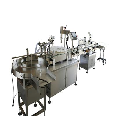 China 50ml-1000ml Automatic Liquid GARMENT Filling Machine Line for sale