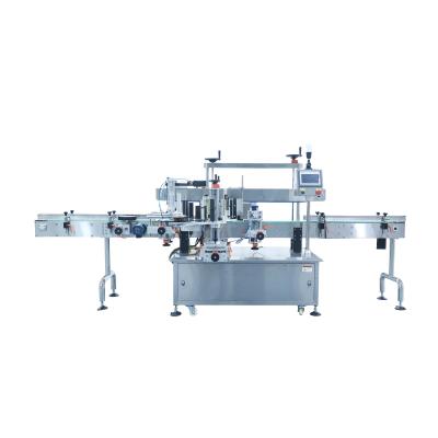 China Food Hexagon Bottle Labeling Machine , Automatic Double Square Bottle Flat Labeling Machine for sale