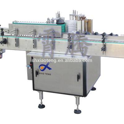 China Food Shanghai Glue Round Bottle Labeling Machine Automatic Wet Packing Machine With Date Printer For Sauce, Wine Factory for sale