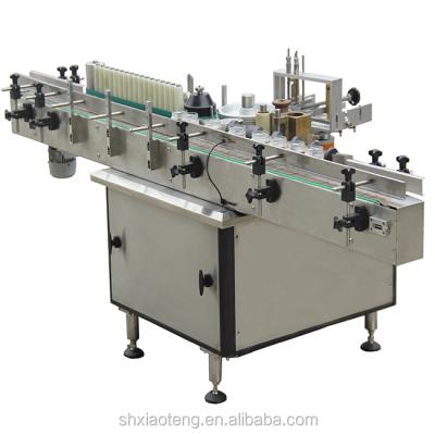 China XT-80 Beverage Printing And Label Applicator Round Bottle Glue Wet Labeler PVC Rubber Label Making Machine for sale