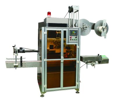 China CLOTHING Automatic Advance Heat Shrink Sleeve Labeling Machine With Shrink Tunnel And Steam Generator for sale