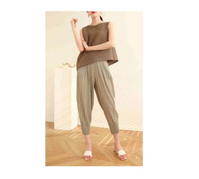 China 2022 Fashion Solid Color Pocket Women's Casual Wide-Leg Pants Women's Pencil Pants for sale