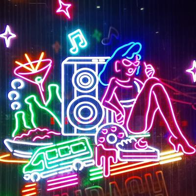 China Customized design waterproof dc12v led neon sign bar bar outdoor wall decoration for sale