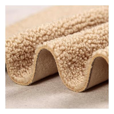 China Other Bonded New Polyester Sherpa Fabric 100% Suede Sherpa Fleece Fabric for sale