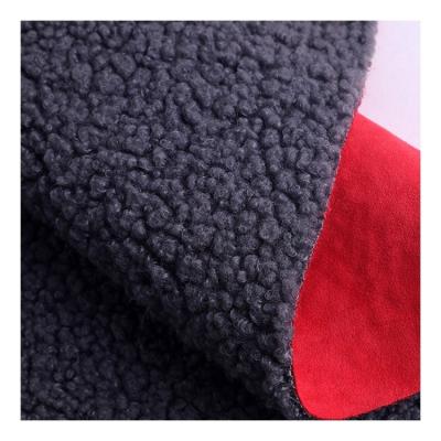 China Other New 100% Polyester Bonded Sherpa Fabric With Suede Fabric for sale