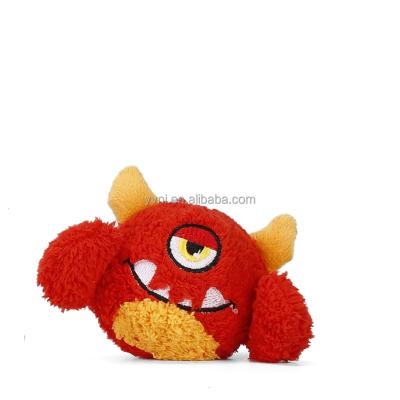 China Q 2022 New Style Viable Cute Indestructible Monster Squeaker Plush TPR Ball Pet Toys Chew Resistant Dog Toy for sale