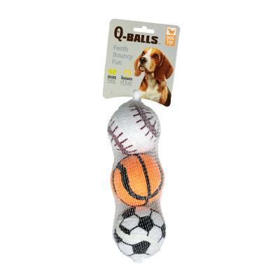 China Amazon Hot Selling Viable Toy Interactive Dogs Toy Tennis Dog Ball For Small Medium Dogs Training Fits Pitch for sale