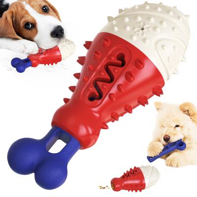 China Stocked MULTIFUNCTIONAL DOG TOY WATER FLOATING COOLING AND THIRST QUENCHING FUNCTION MOLAR CLEAN TEETH DENTAL CHEW TOY for sale