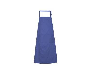 China Flat Top Quality Cotton Loop Apron Cooking Restaurant Cotton Aprons for sale