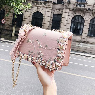 China 2021 Fashion Ladies Luxury Bag Metallic Chain Cross - PU Tote Fashion Candy Polyester Casual Print Women Cell Phone Bag Ladies Body Bag for sale