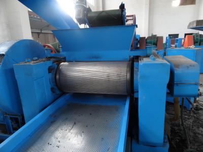 China Double Shaft Tyre Crushing Machine Broken 50 - 300 mm Of Plastic Block for sale