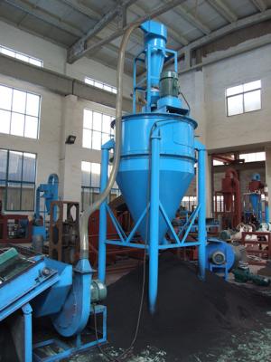 China Tyre Nylon Fiber Separator Machine Power 7.55 KW Waste Tyre Recycle Plant for sale