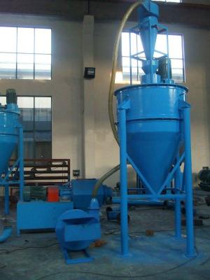 China Rubber Fiber Separator Tires Recycling Machine With Air Separation for sale