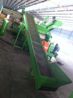 China Rubber Waste Tire Recycling Plant Powder Grinder Machine For Big Tyre for sale