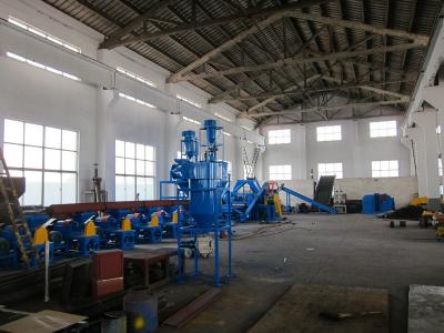 China Waste Tire Recycling Machine Rubber Powder Production Line Semi Automatic for sale