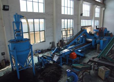 China Full Automatic Waste Tire Shredding Machine For Rubber Powder Milling for sale