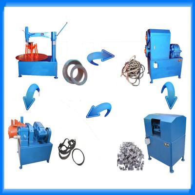 China Fully Automatic Waste Tyre Recycle Machine  From Whole Tire Until Rubber Powder for sale