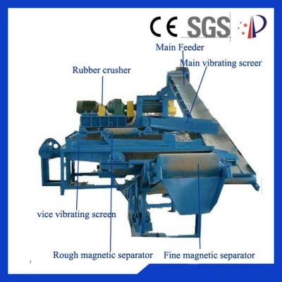 China 20 - 80 Mesh Tire Recycle Machine Processing Into Powder Equipment for sale