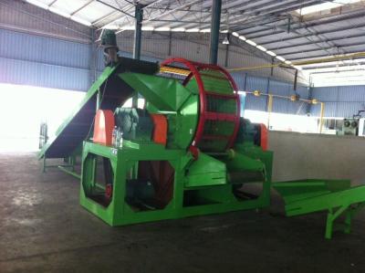 China Rubber Power Industrial Shredder Customized Double Shaft With CE 25 Rpm for sale