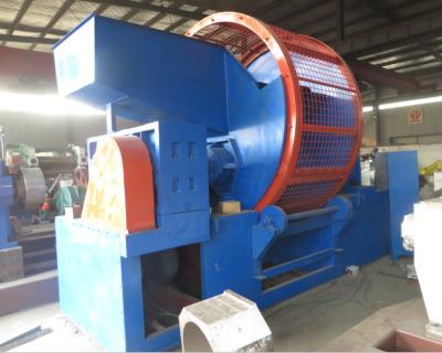 China Scrap Rubber Shredding Machine Tire Crusher Shaft Speed 19Rpm for sale