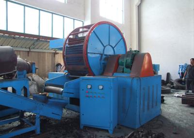 China 110 KW Waste Tyre Shredding Machine Recycling Line Wear Resistance for sale