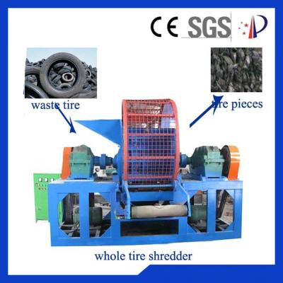 China Shredding Tyre Crusher Machine Harden Gears For Rubber Powder Making for sale