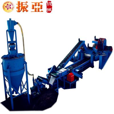 China Rubber Granules Tire Recycling Machine , Shredder Crumb Rubber Machinery for sale